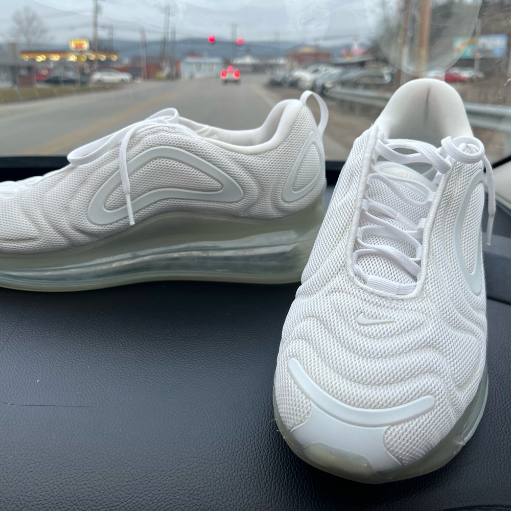 Nike White Mesh Sneakers